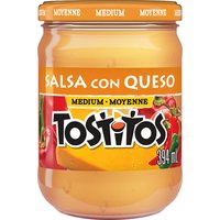 Save On Tostitos - Medium Salsa -Con Queso, 394 Millilitre