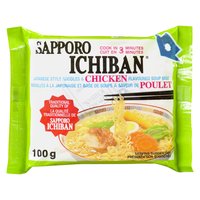 Save On Sapporo Ichiban - Chicken Noodles, 100 Gram