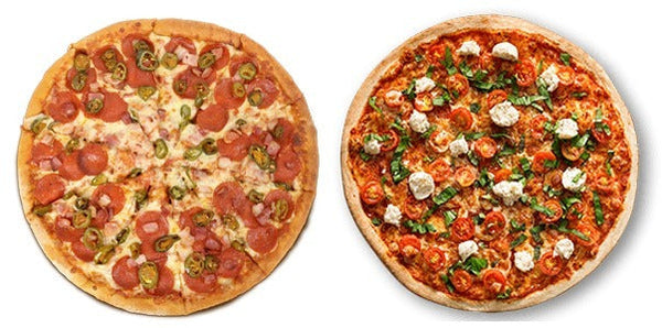 St. Catharines ON Right Wingers Pizza & Wings Medium 2 for 1 Three-Topping Pizzas