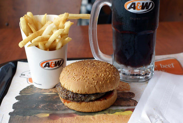 St. Catharines ON A&W Mama Burger Combo