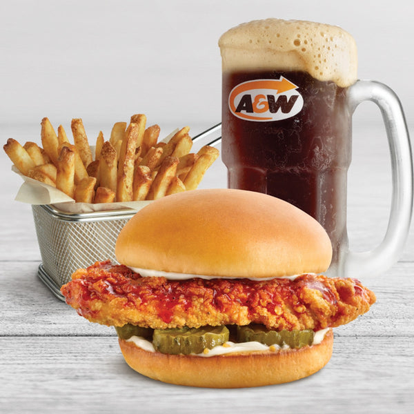 St. Catharines ON A&W Nashville Chicken Cruncher Combo
