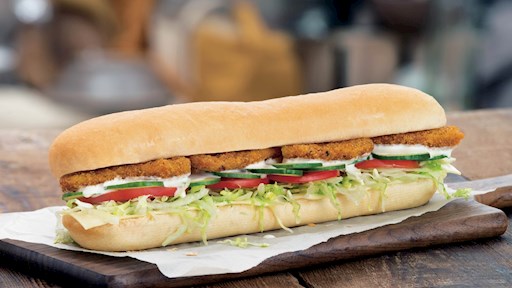 St. Catharines ON Mr Sub Large Spicy Breaded Chicken Sub