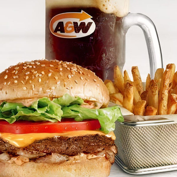 St. Catharines ON A&W Double Buddy Burger Combo