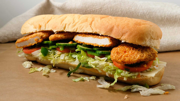 St. Catharines ON Mr Sub Small Spicy Breaded Chicken Sub Combo