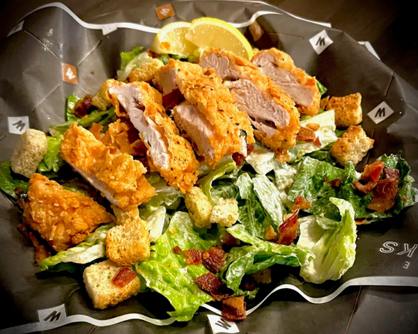 St. Catharines ON The Works Craft Burgers & Beers CRISPY CLUCK'N CAESAR SALAD