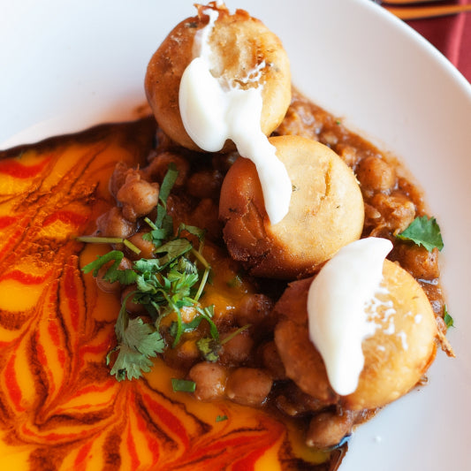 St. Catharines ON The Indian Aroma Kitchen Aloo Tikki Chaat