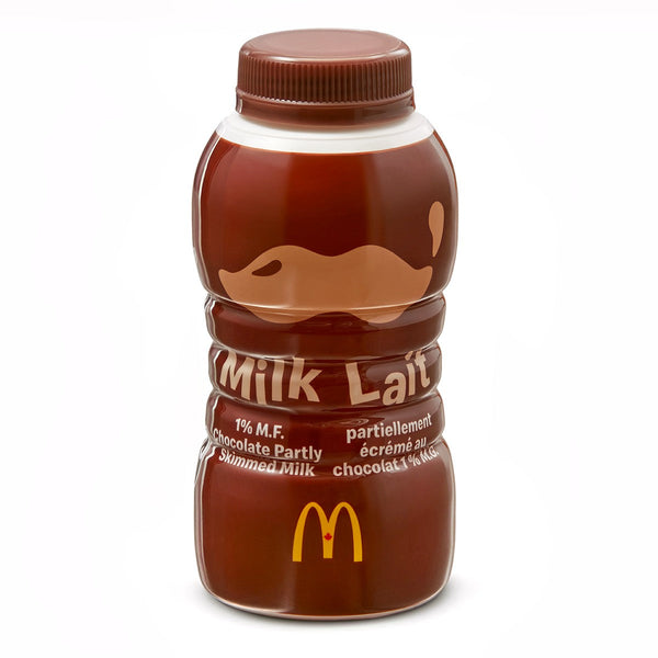St. Catharines ON McDonald's Chocolate Milk Bottle [170.0 Cals]