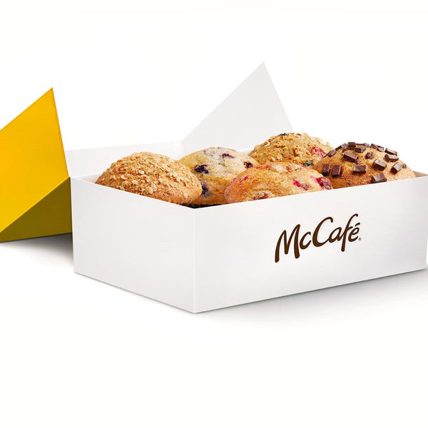St. Catharines ON McDonald's Pick Your Own 6 Baked Muffins [360-430 Cals]