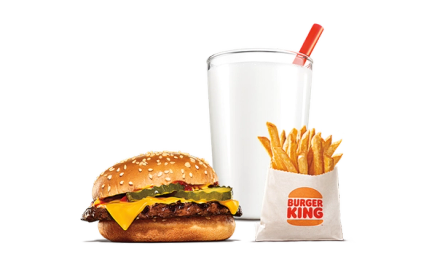 St. Catharines ON Burger King Cheeseburger King Jr. Meal