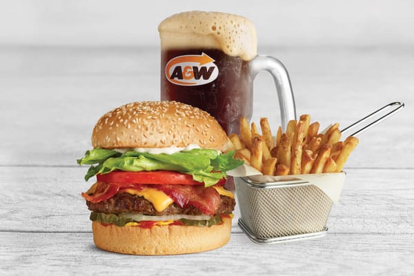 St. Catharines ON A&W Double Chicken Buddy Burger Combo