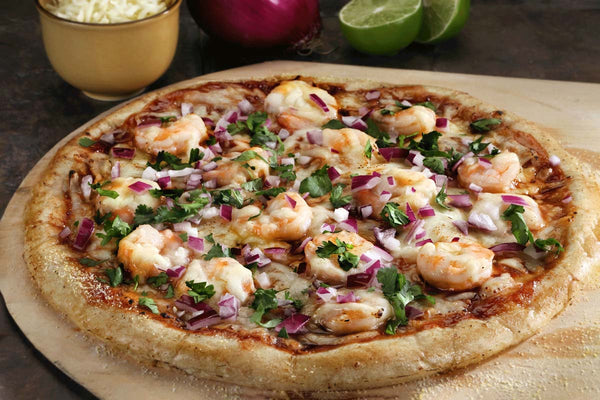 St. Catharines ON Red Swan Pizza #22 BBQ Shrimp Pizza