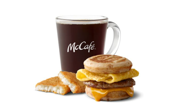 St. Catharines ON McDonald's Sausage, Egg & Cheese McGriddles Extra Value Meal [680.0 Cals]