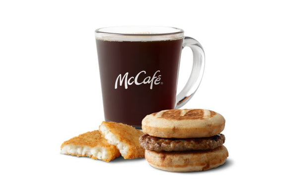 St. Catharines ON McDonald's Sausage McGriddle Extra Value Meal [560.0 Cals]