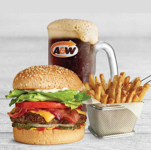 St. Catharines ON A&W Mozza Burger Combo