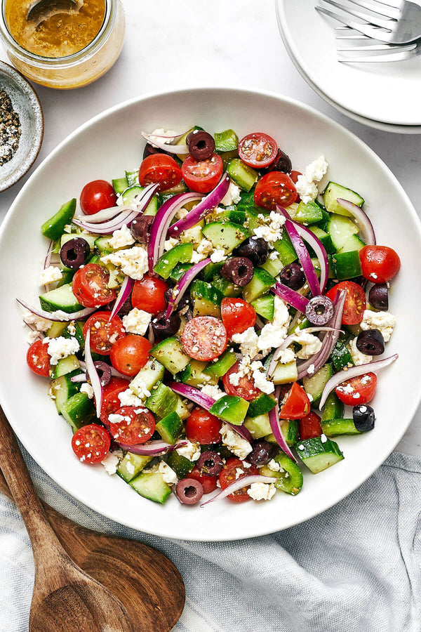 St. Catharines ON Right Wingers Pizza & Wings Greek Salad