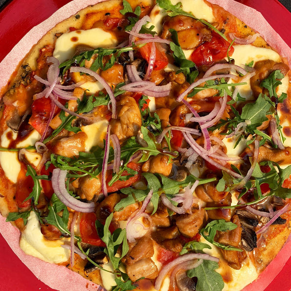 St. Catharines ON Red Swan Pizza #18 Teriyaki Chicken Pizza
