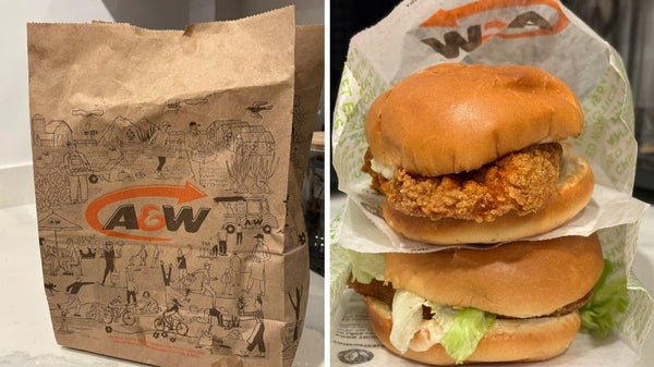 St. Catharines ON A&W Chubby Chicken Cruncher Combo