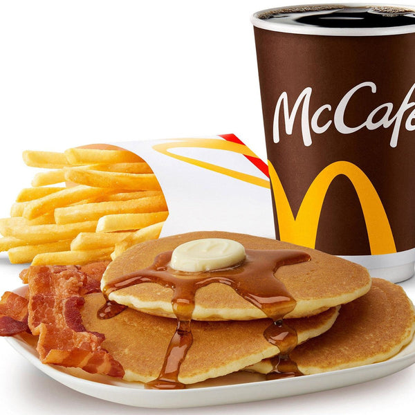 St. Catharines ON McDonald's Happy Meal Hotcakes with Pineapple Chunks [650-750 Cals]
