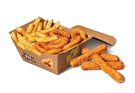 St. Catharines ON Burger King NEW! Jalapeño Chicken Fries Snack Box