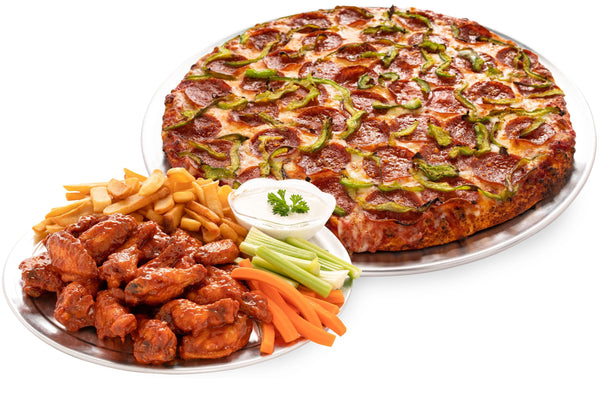 St. Catharines ON Maestro's Pizzeria Medium Pizza with 3 Toppings &1lb of Wings