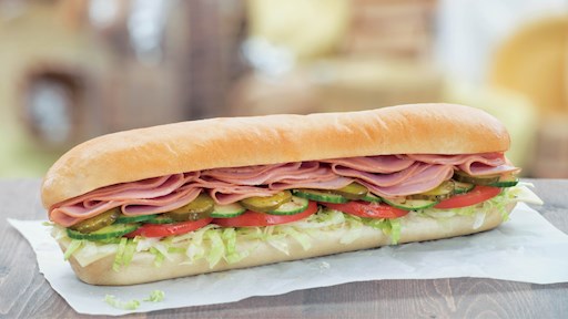 St. Catharines ON Mr Sub Large Ham Sub