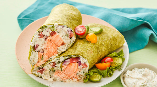 St. Catharines ON Big Marco's Italian Restaurant and Pizzeria Grilled Salmon Wrap