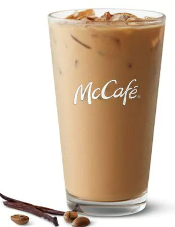 St. Catharines ON McDonald's Vanilla Iced Coffee [100.0 Cals]