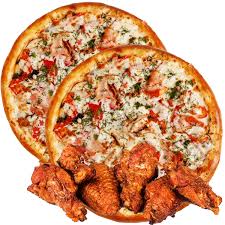 St. Catharines ON Bro's pizza & Wings 2 Pizza and Wings Combo