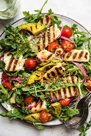 St. Catharines ON The Office Tap & Grill GRILLED HALLOUMI SALAD