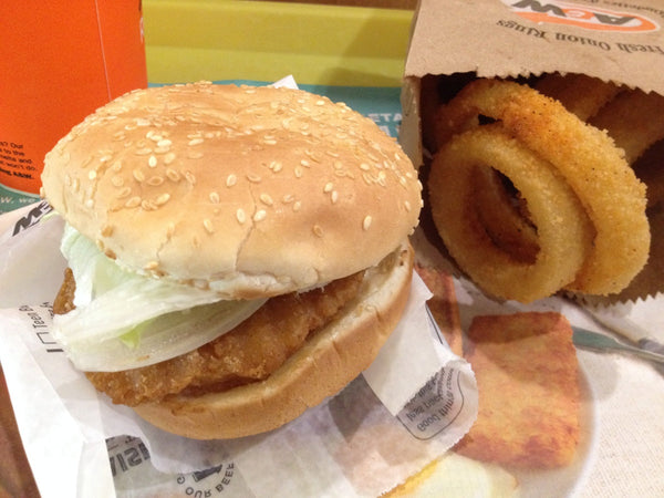 St. Catharines ON A&W Chubby Chicken Burger Combo