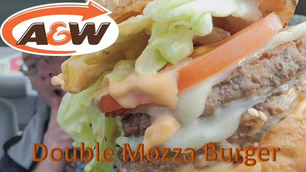 St. Catharines ON A&W Double Mozza Burger Combo