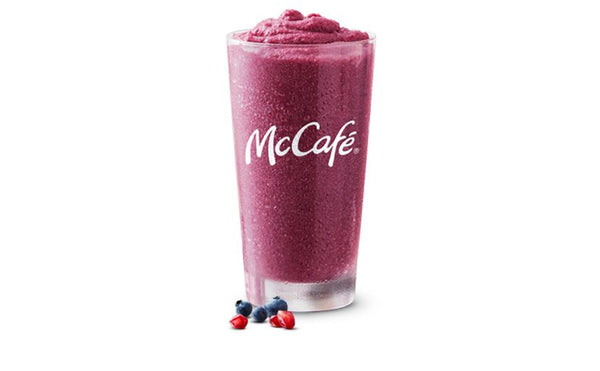 St. Catharines ON McDonald's Blueberry Pomegranate Real Fruit Smoothie [260.0 Cals]