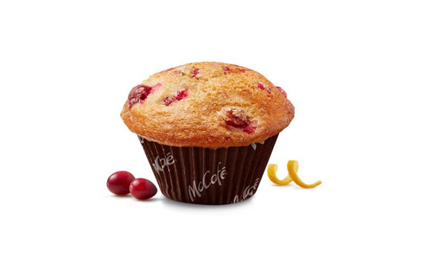St. Catharines ON McDonald's Cranberry Orange Muffin (Now contains soy) [360.0 Cals]