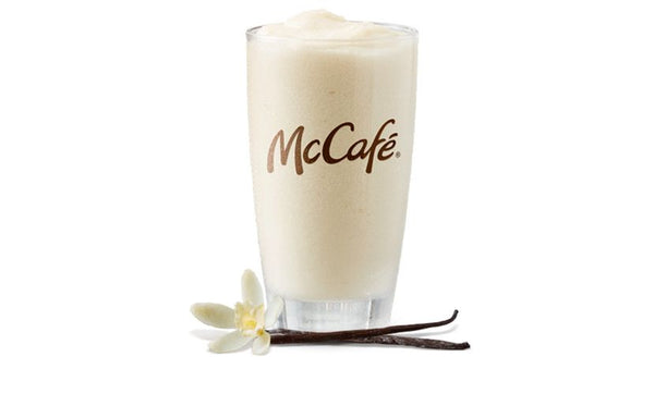 St. Catharines ON McDonald's VanChai Frappé w/ Whipped Cream & Choc Drizzle [530.0 Cals]