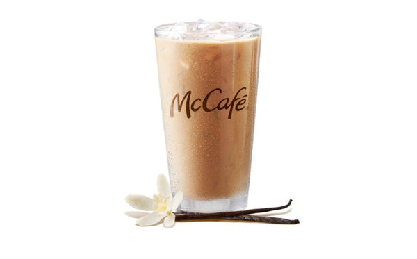 St. Catharines ON McDonald's Ice Coffee with sugar free syrup [60.0 Cals]