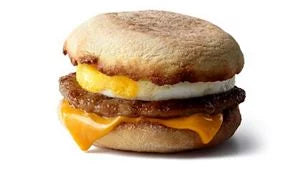 St. Catharines ON McDonald's Sausage 'N Egg McMuffin [430.0 Cals]