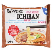 Save On Sapporo Ichiban - Beef Noodles, 100 Gram