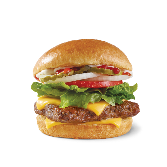 Hinton AB Wendy's Dave's Single® Hamburger with cheese Sandwich