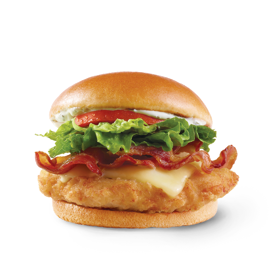 Hinton AB Wendy's Asiago Ranch Chicken Club Chicken Sandwich Sandwich