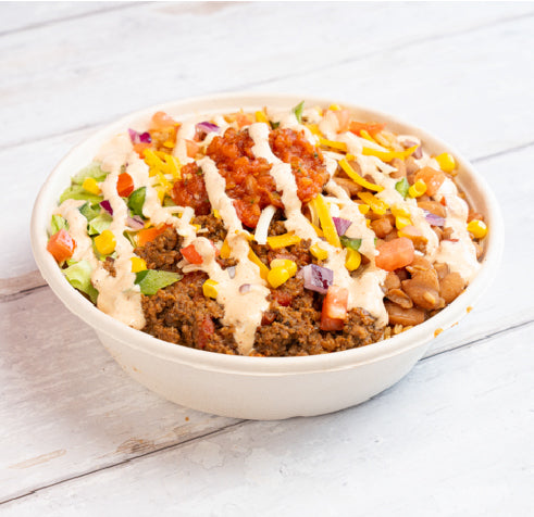 Hinton BarBurrito Ground Beef Bowl