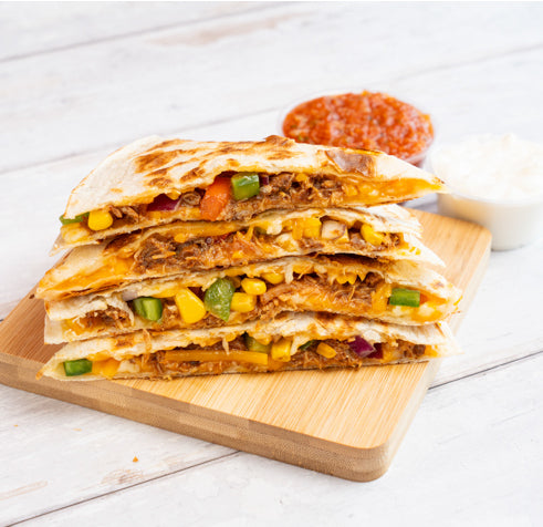 Hinton BarBurrito Pulled Pork Quesadilla