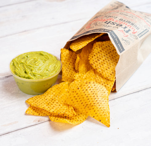 Hinton BarBurrito Chips & Guacamole