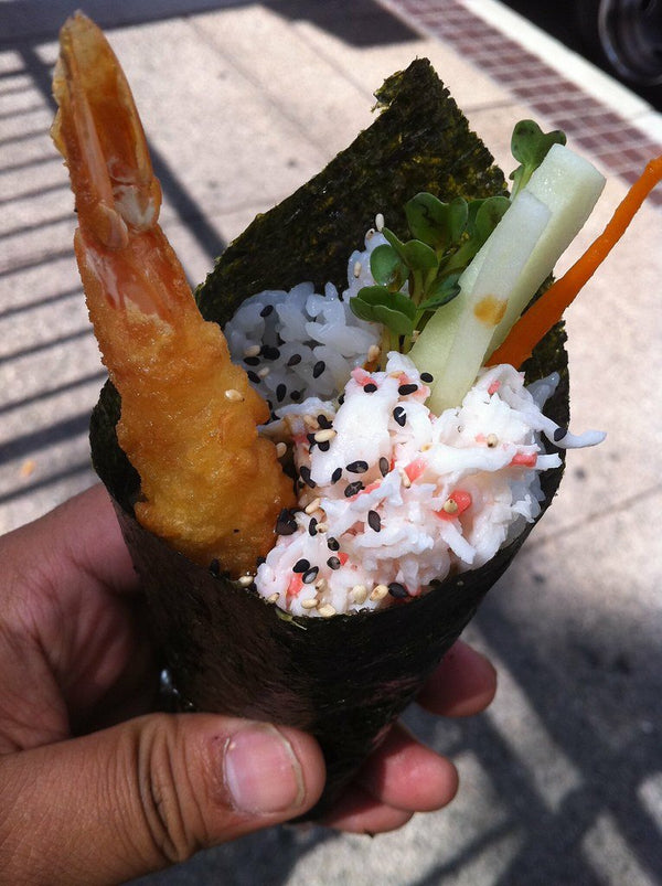 Oshawa Midami Sushi SHRIMP TEMPURA HAND ROLL