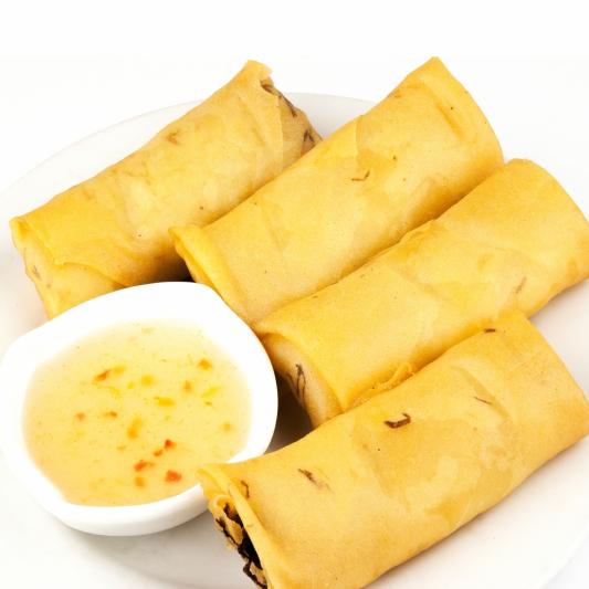 Golden Panda Pork Spring Rolls (5 Pcs)