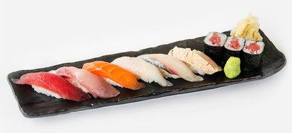 Oshawa Midami Sushi B. SUSHI 10 PCS, SPICY SALMON 6 PCS