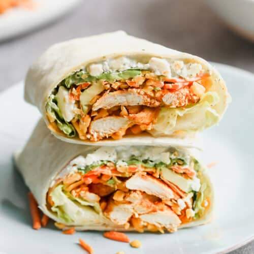 The Canadian Brewhouse Buffalo Chicken Wrap