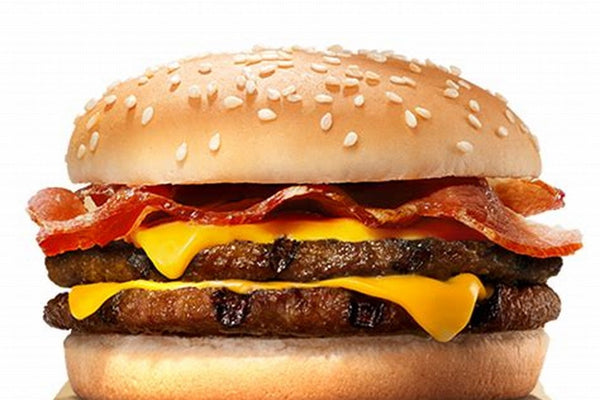 Oshawa Burger King Bacon Double Cheeseburger