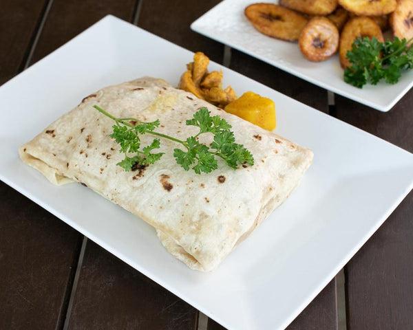 Oshawa Champs Caribbean Meal - Boneless Chicken Roti