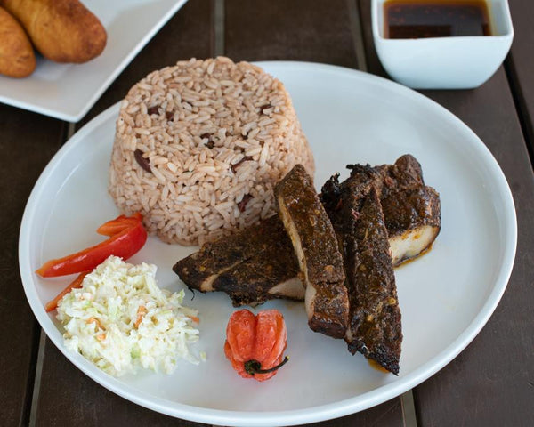 Oshawa Champs Caribbean Meal - Jerk Pork