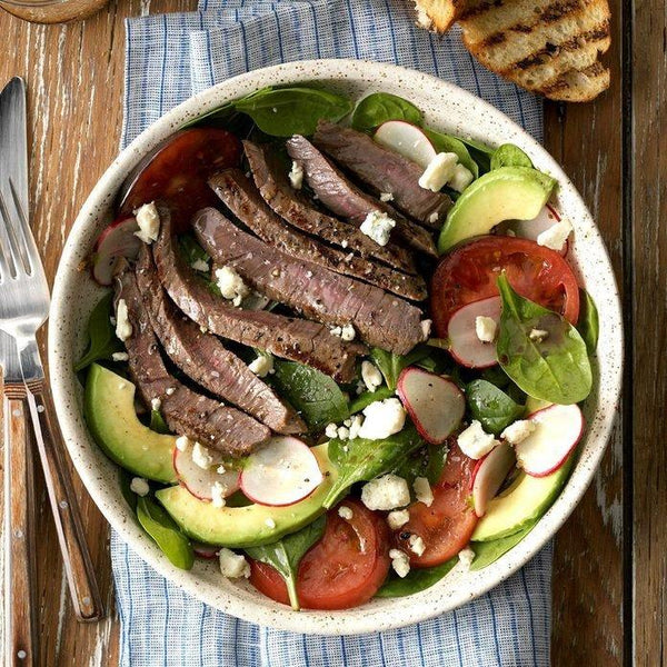 MR MIKES SteakhouseCasual Bbq Steak Salad (Flat Iron)